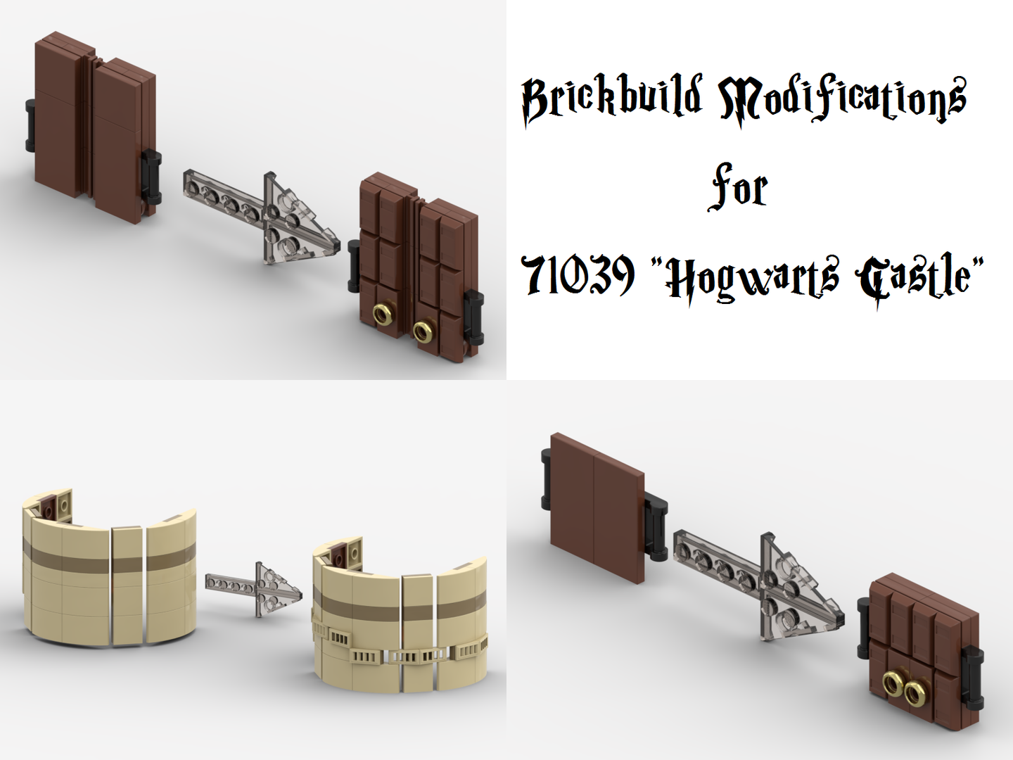 Stickerless Hogwarts Castle - 71039