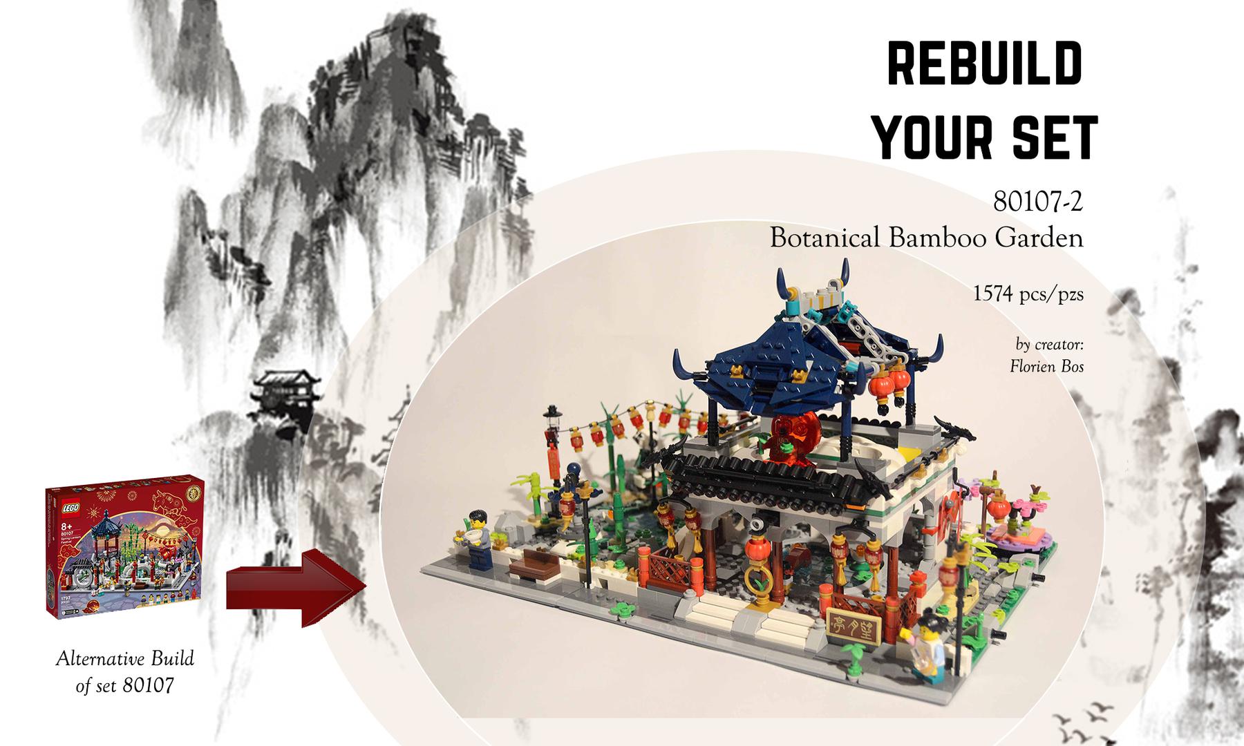 80107-2 Botanical Bamboo Garden / Rebuild Your Set