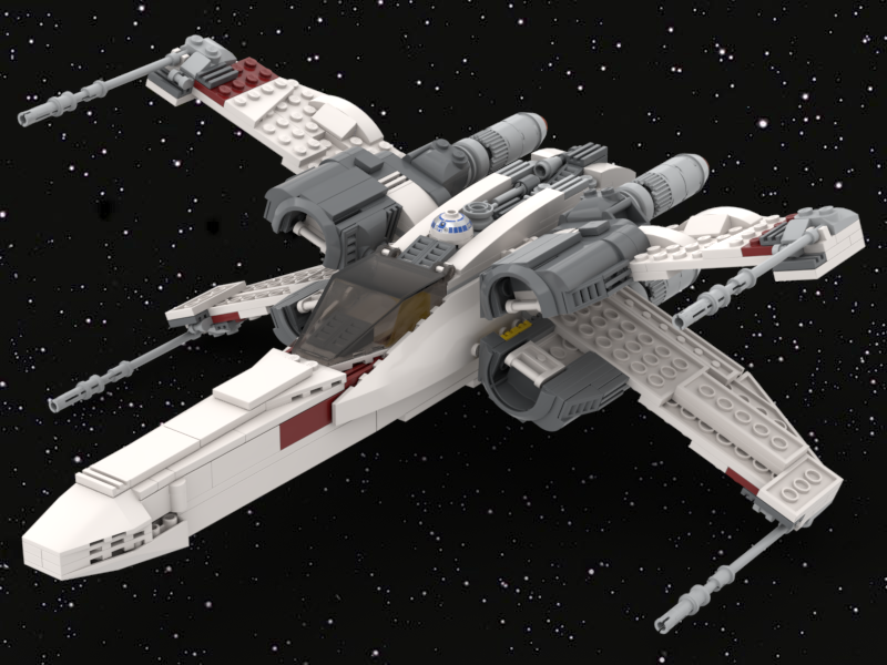 Resistance X-Wing Luke's style