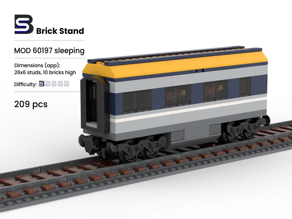 Sleeping car for 60197 Passenger Train