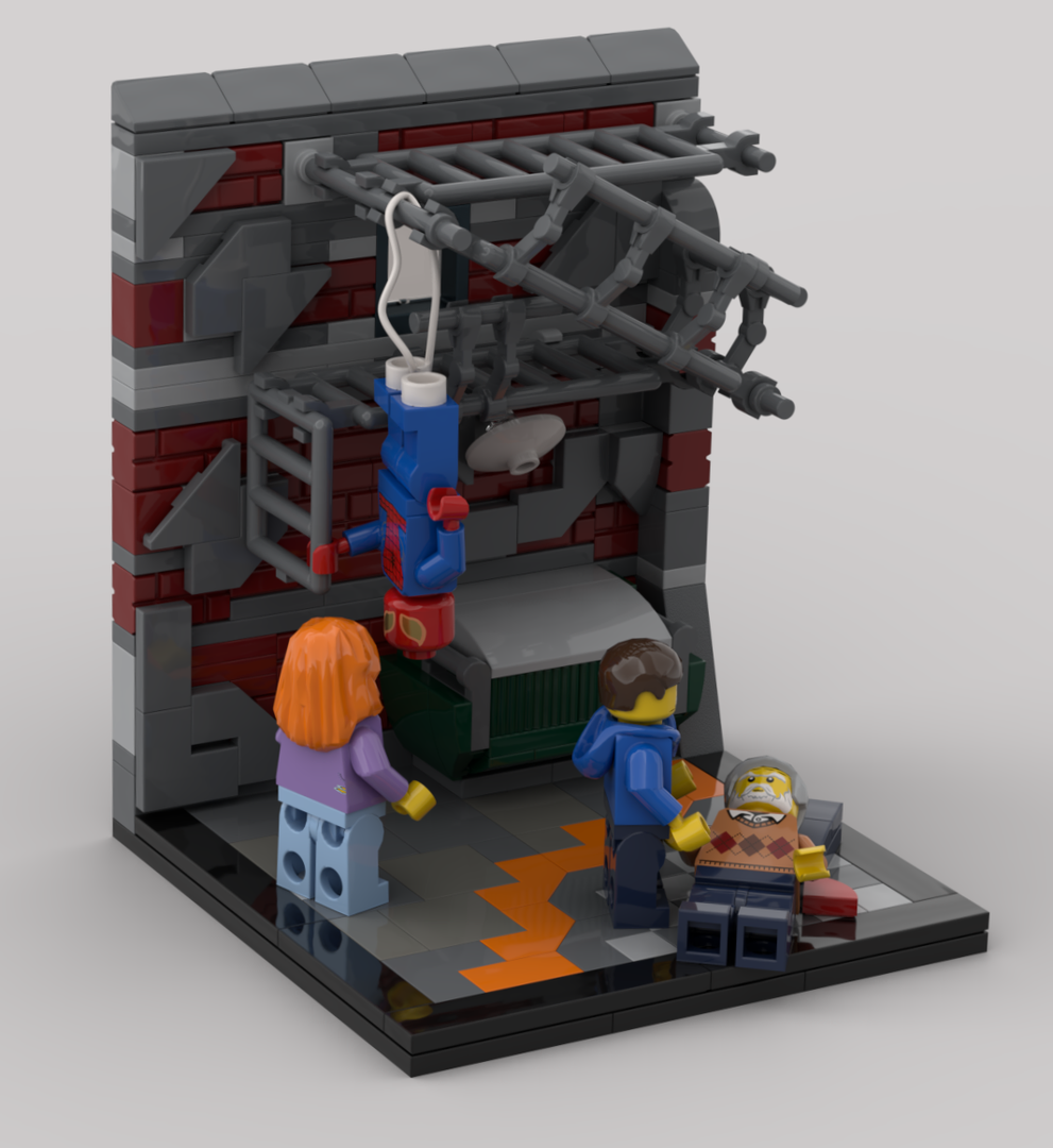 Spider-man diorama