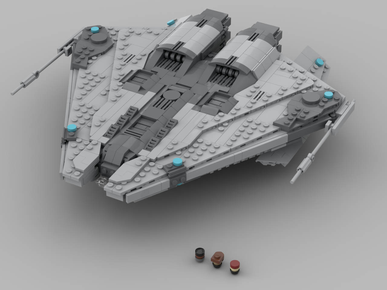 1:250 scale Krait mk II NANO