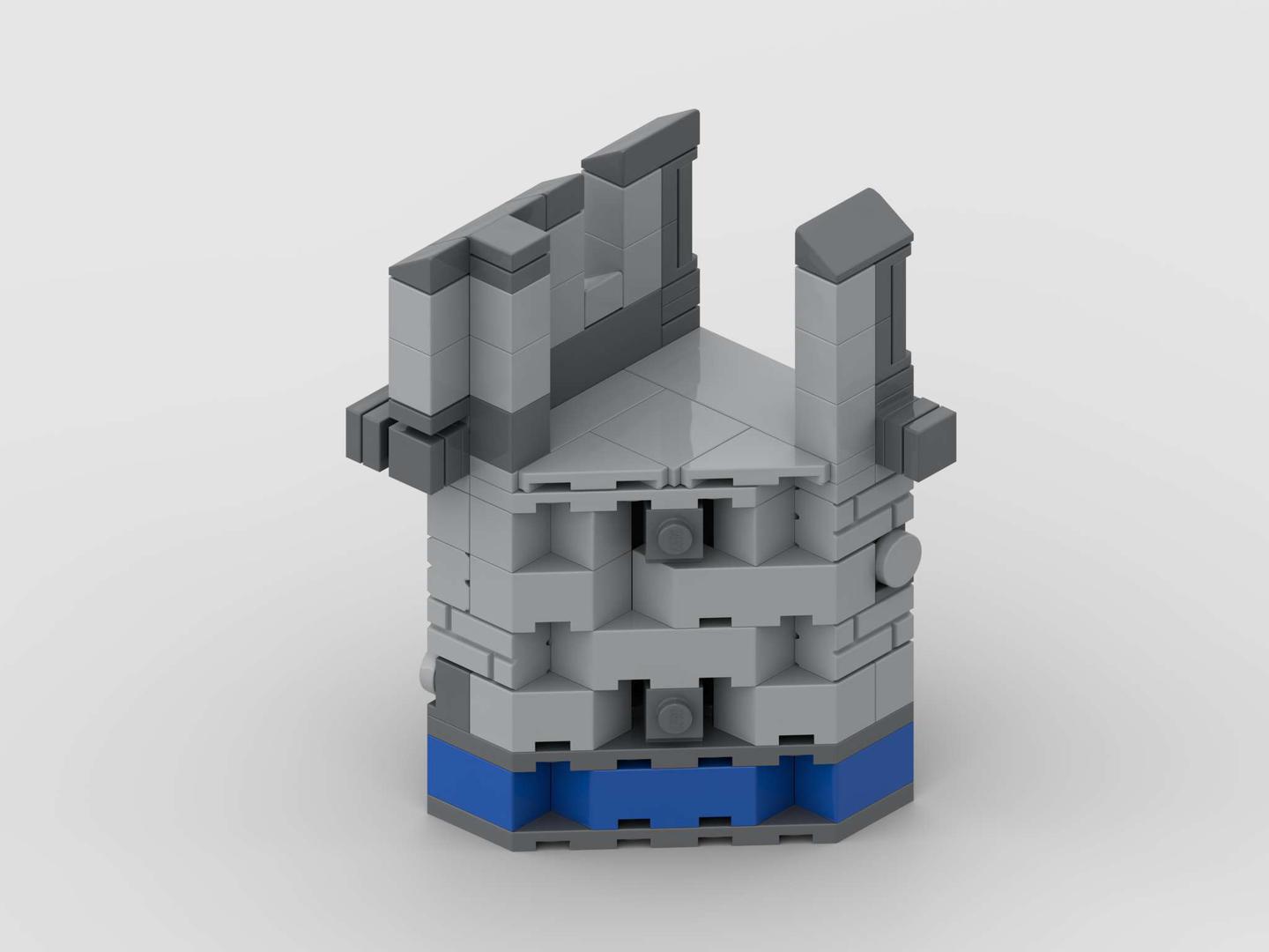 Stone Wall corner connecting part 45 Degrees