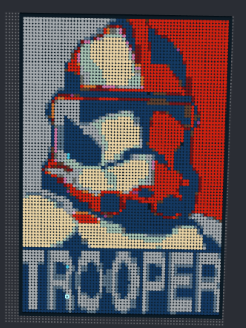 Lego art (clone trooper)