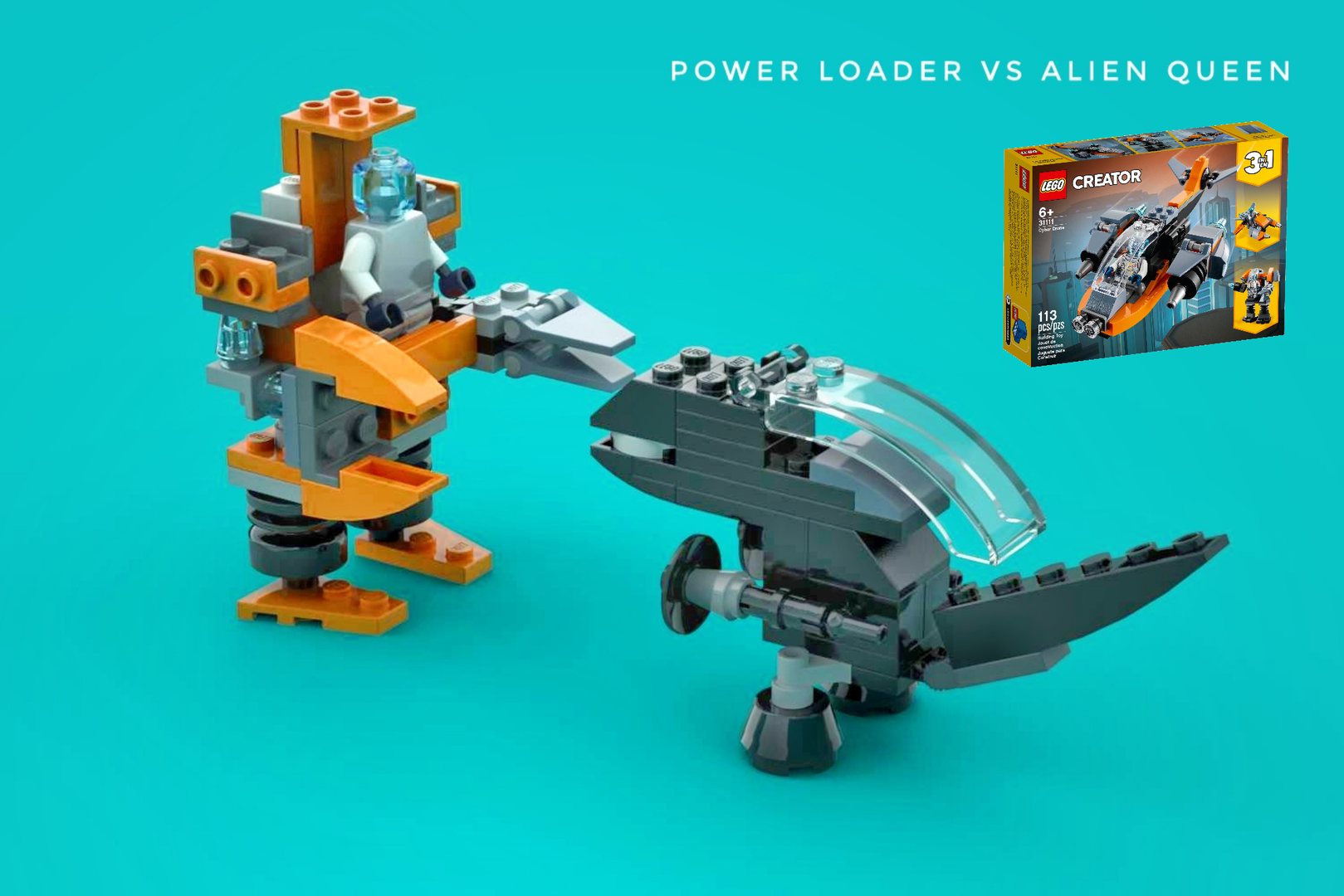 Alien queen vs power loader