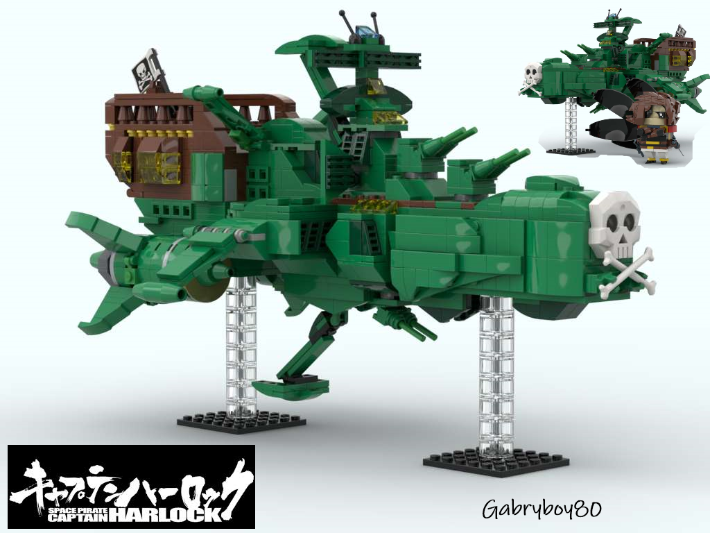 Lego Space Pirate Capitan Harlock ARCADIA