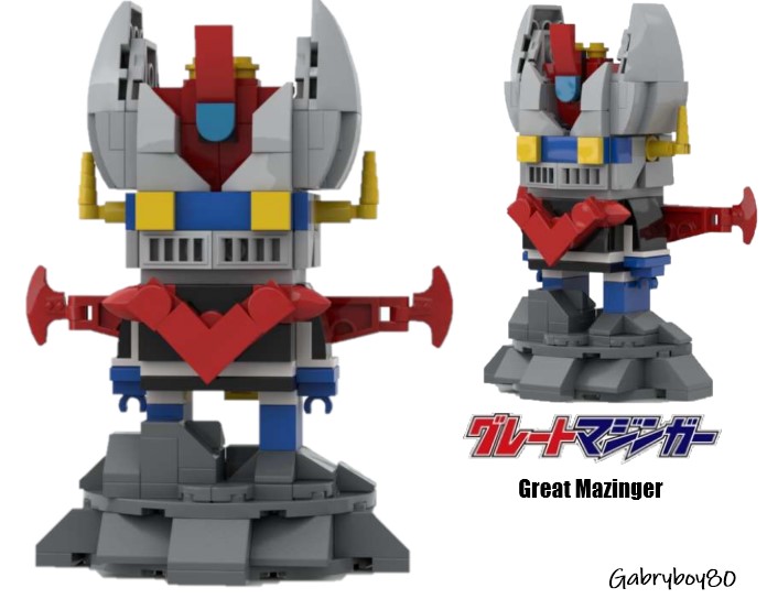 Lego Brickheadz Great Mazinger (MOC-67667) - LEGO MOC | MOC Tracker