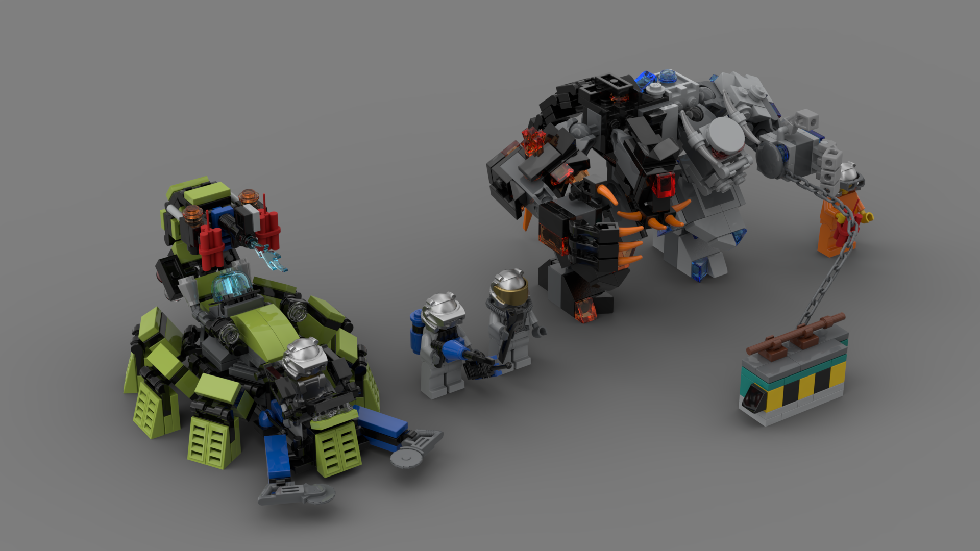 Power Miners — Crystal Golem fight