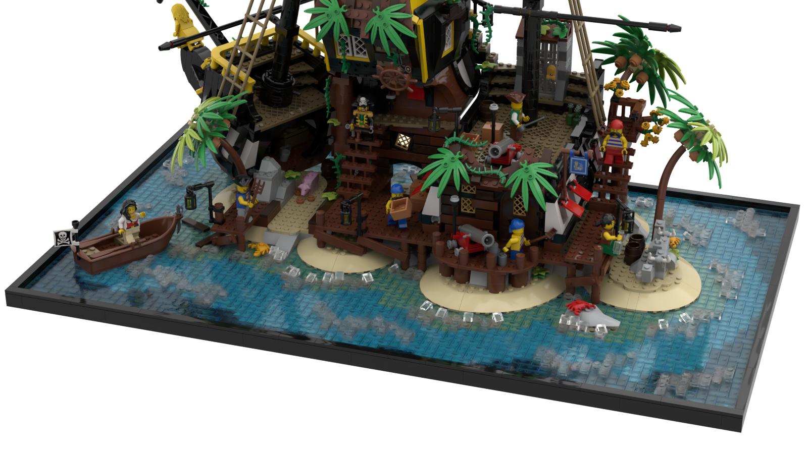 Exposition base for Pirates of Barracuda Bay