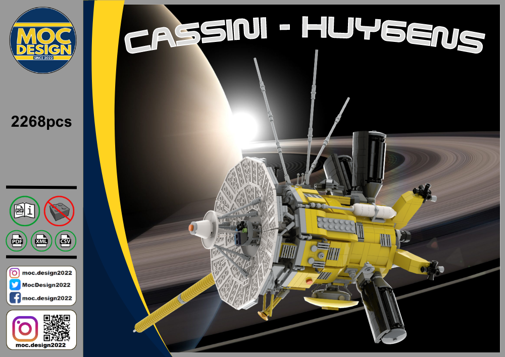 Cassini Huygens spacecraft scale 1:12