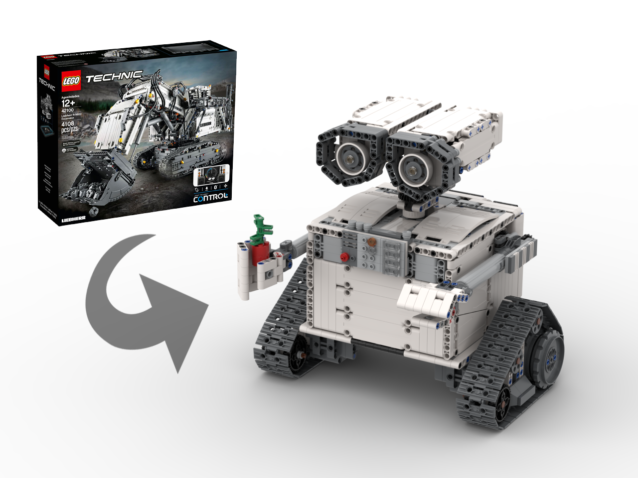 WALL-E Phantom B-Model for Liebherr Excavator 42100