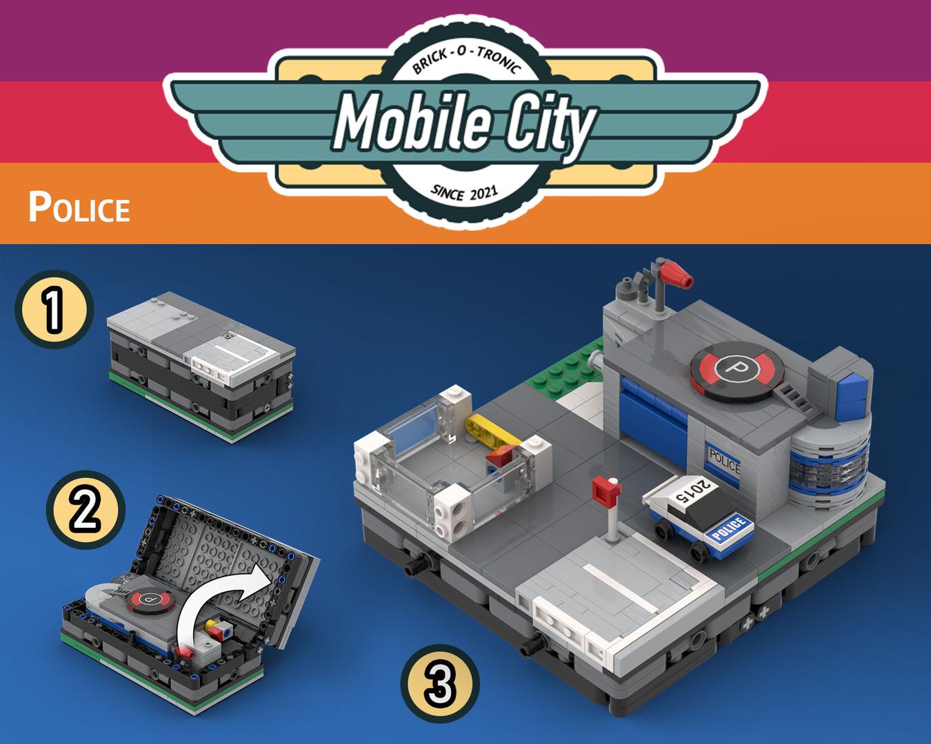 Mobile City Police Playset