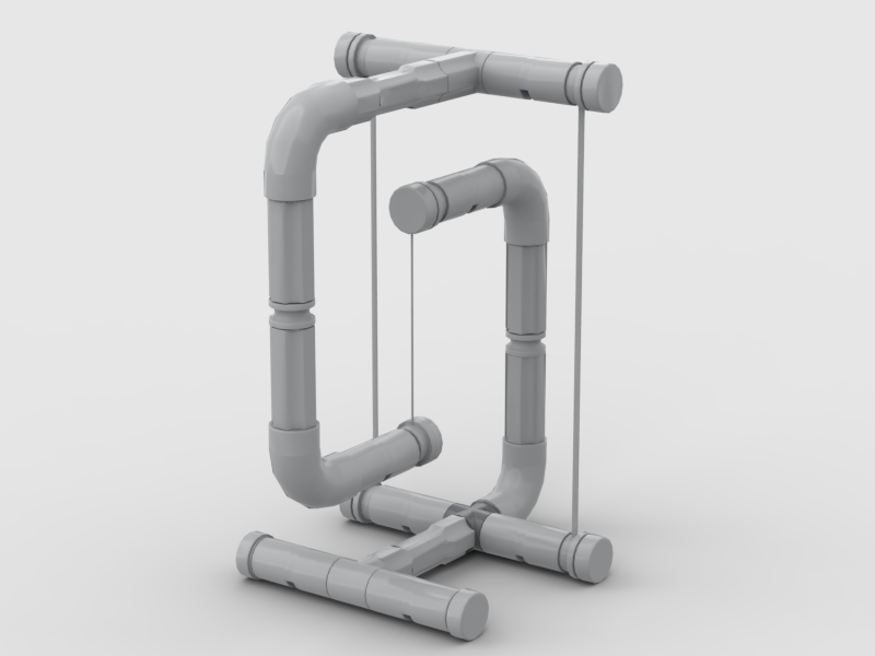 Minimalistic Tensegrity Sculpture