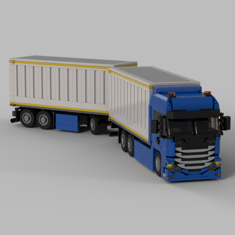 2020 Scania S520 6x4 Boxtruck with trailer