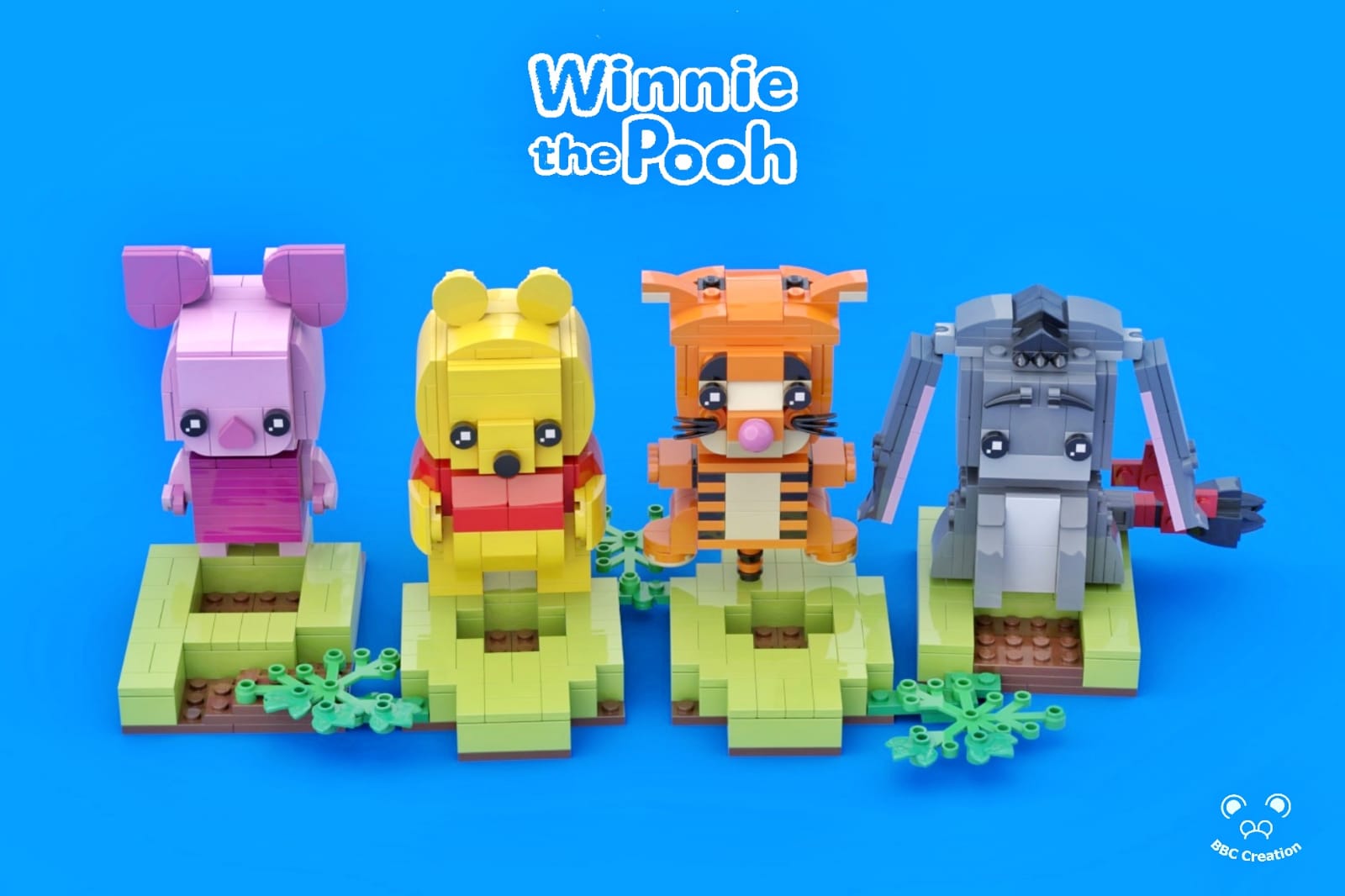 Winnie the Pooh Family BrickHeadz