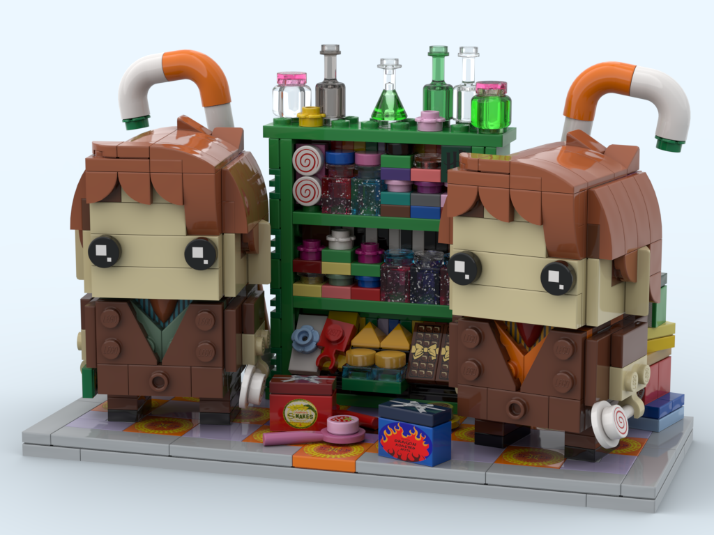 Fred and George Weasley Brickheadz