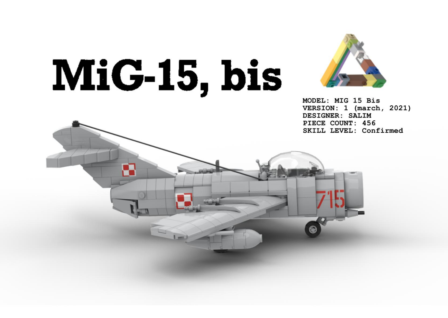 Mikoyan-Gourevitch MiG-15 LEGO