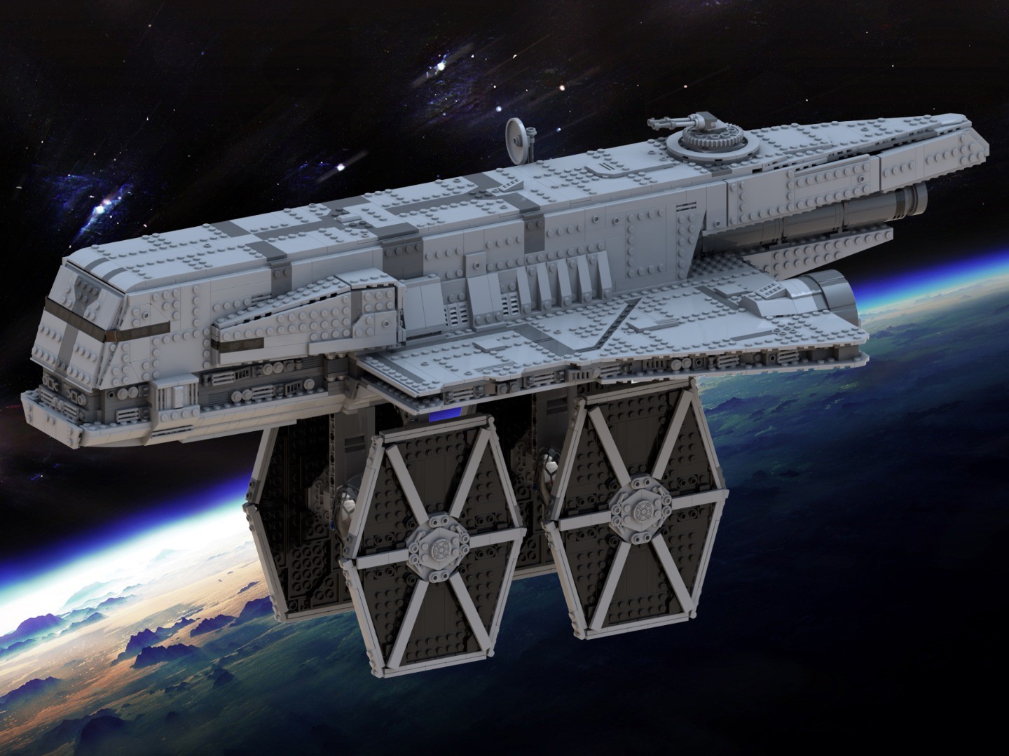 Imperial Gozanti-Class Armored Cruiser / Transport - the Mandalorian