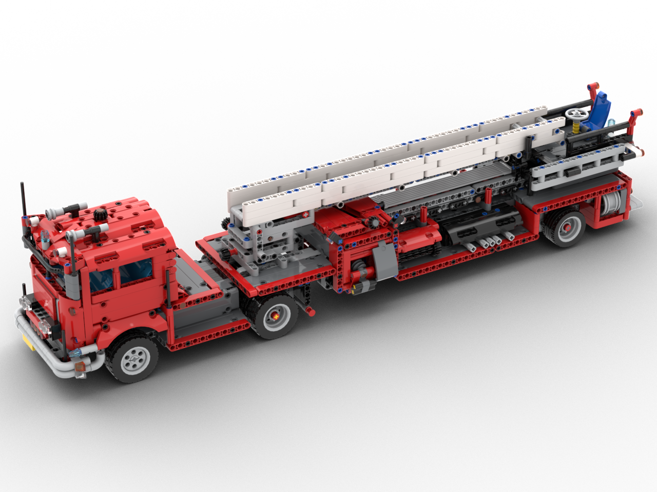 Fire Truck "Aerial Ladder" (42098 C-Model / Alternate)