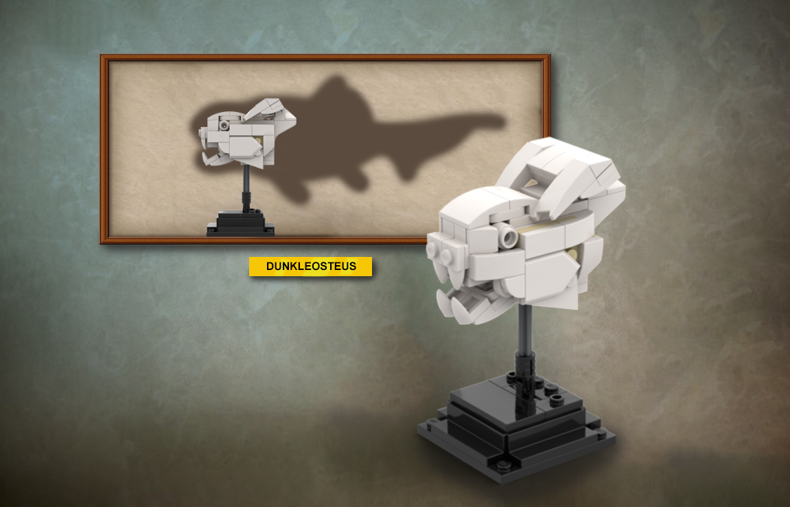 Dunkleosteus Skull - Lego Dinosaur Fossils