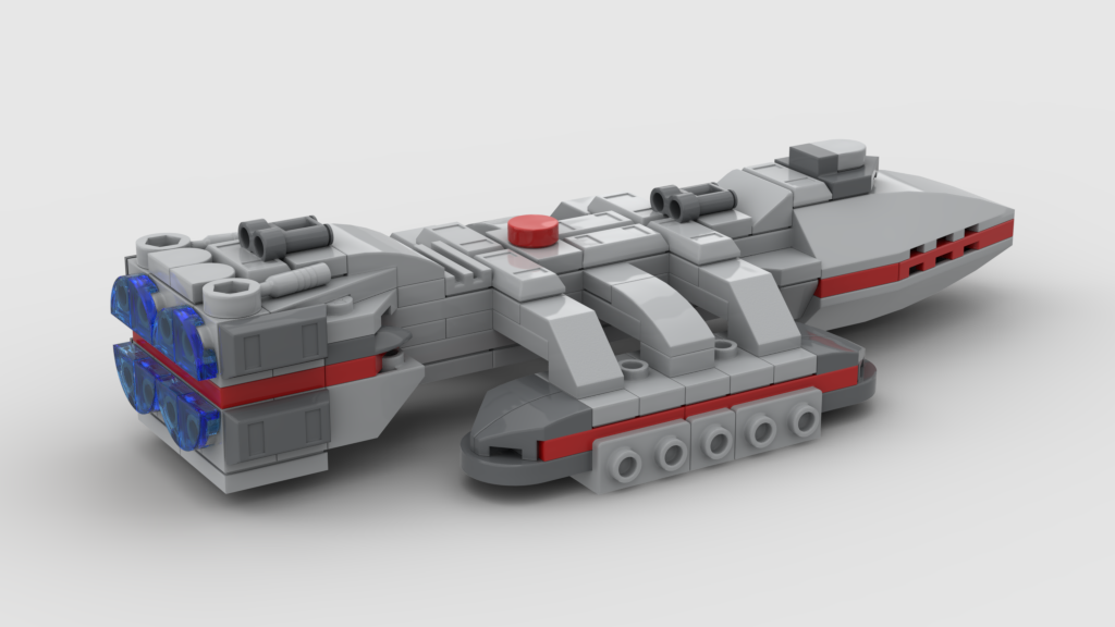 MOC MINISCALE BATTLESTAR GALACTICA Mothership