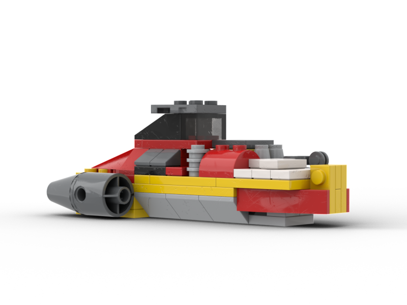 Traditional/Modern Space Barge