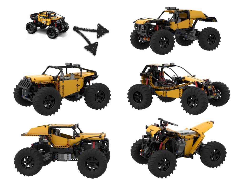5-in-1 42099 Epic C model pack (MOC-70988) - LEGO MOC | MOC Tracker