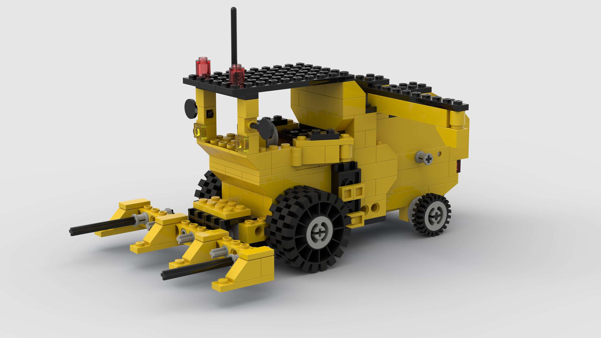 744 combine harvester