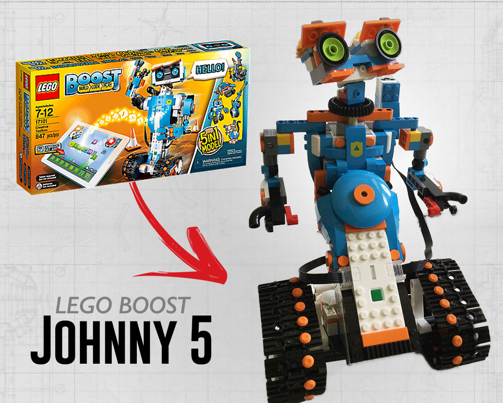 Lego BOOST Johnny 5 (from Short Circuit)