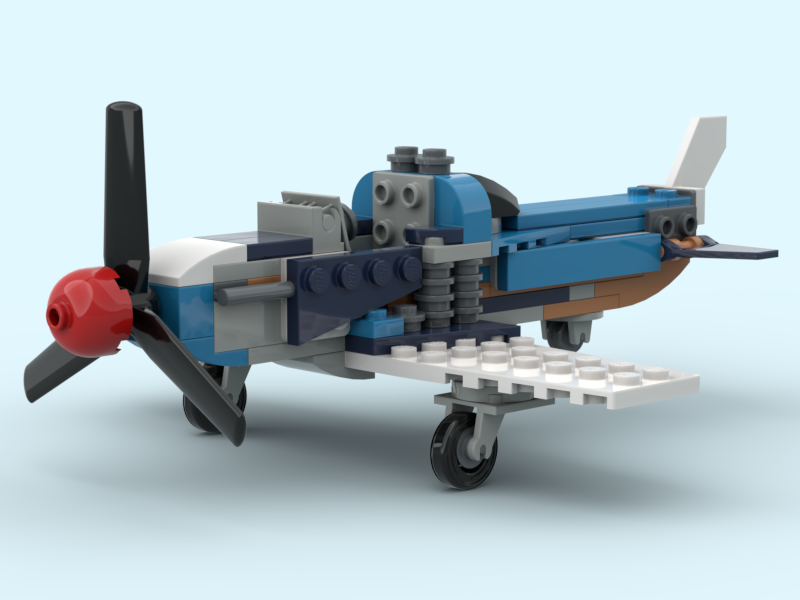 Airplane minifig scale MOC 31099