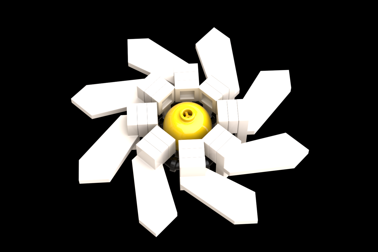 b10 8 Petal Tail Flower - Ultimate Flower Collection