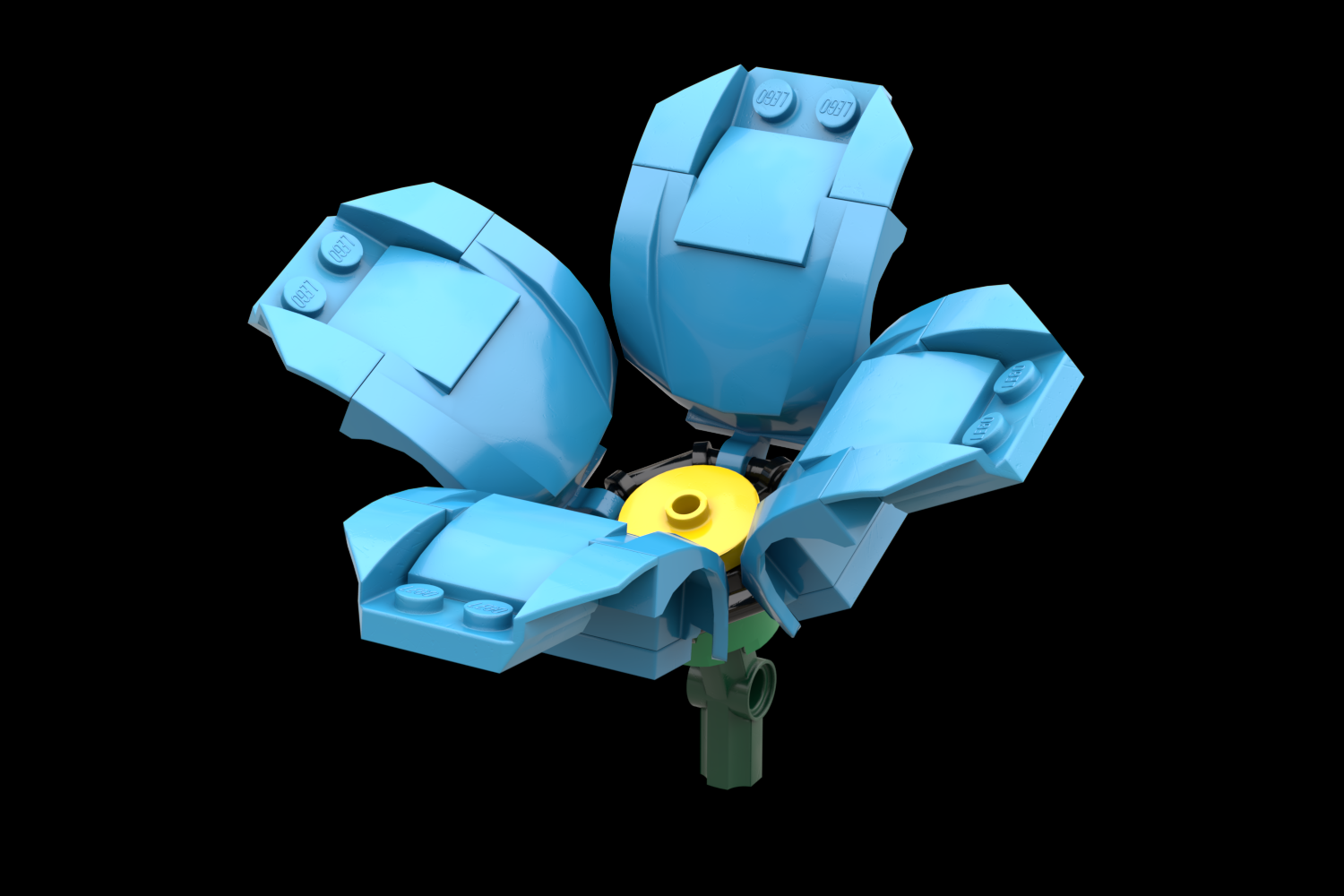 b11 4 Petal Vehicleparts Flower - Ultimate Flower Collection