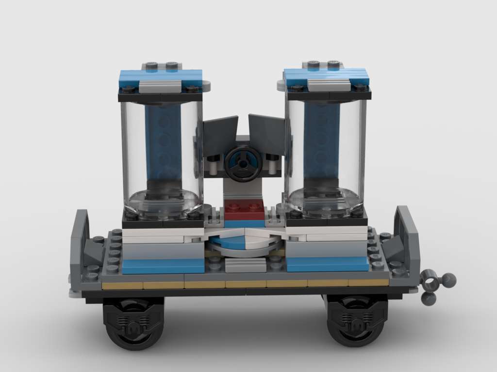 Ghost Train Express - 2 Ghost Container Waggon with Control Panel