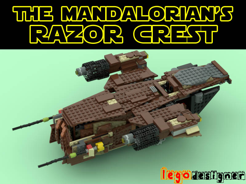 75220 The Mandalorian's Razor Crest alternate build