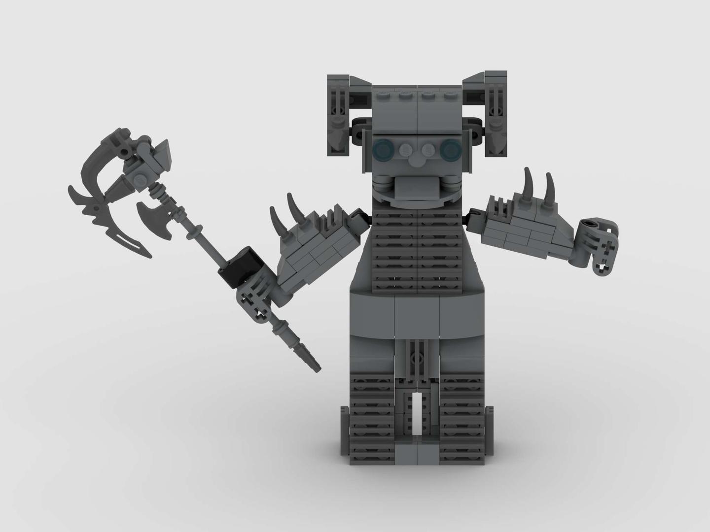 steppy genocidal space alien brick built figure