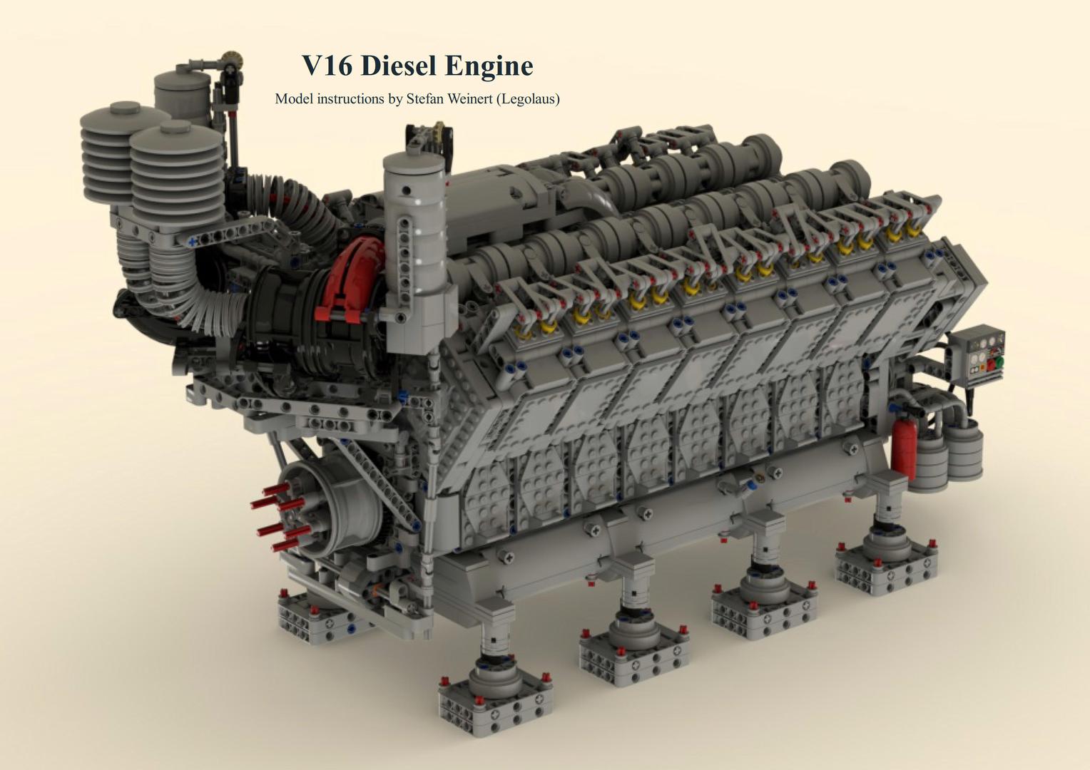 V16 Diesel Engine