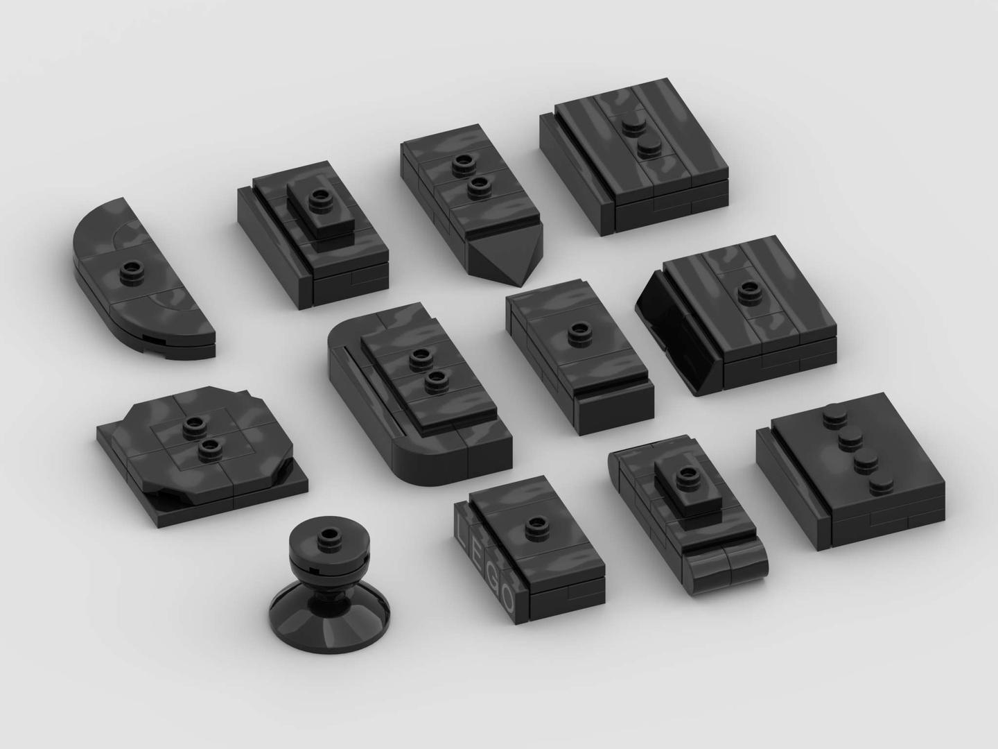 More Small Stands for Minifigures