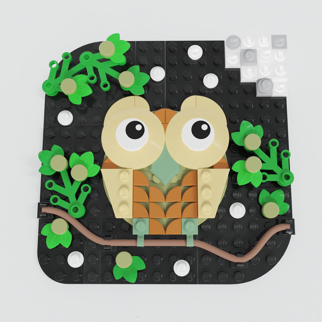 An Owl in an Olive Tree