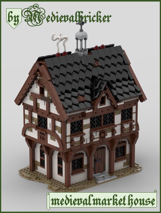 Medieval market house 2 MOC