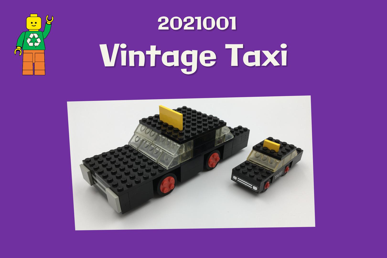 Supersized Vintage Taxi
