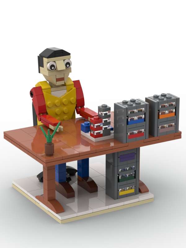 Lego fan table (MOC-74811) - LEGO MOC | MOC Tracker