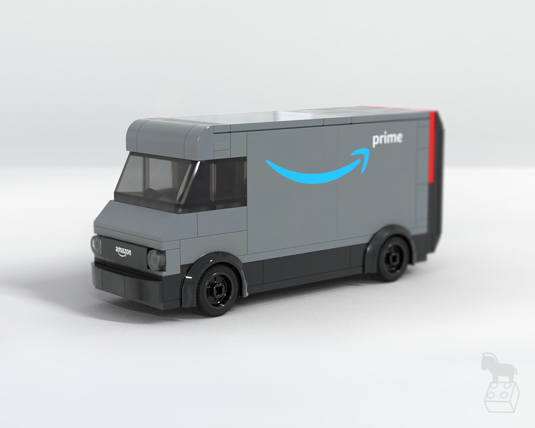 Amazon Rivian Delivery Van