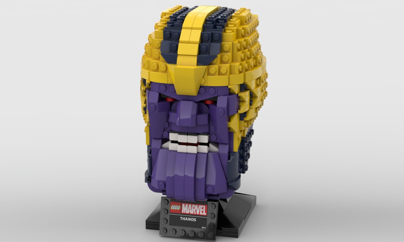 Thanos Head - Helmet Collection Style