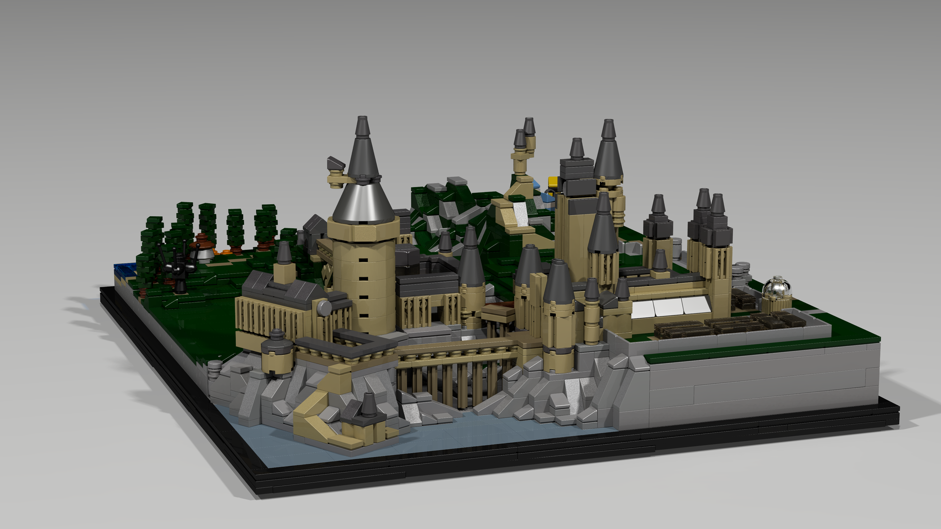 Hogwarts Castle Miniature Model
