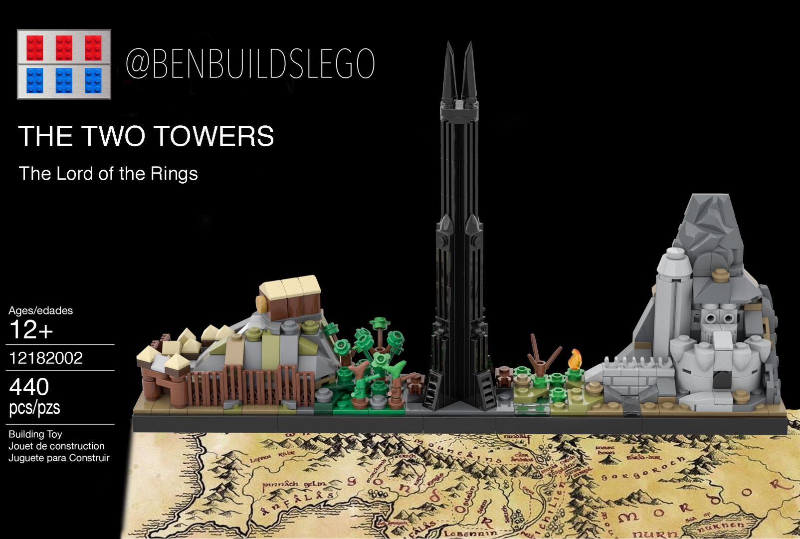 The Two Towers skyline (Lite)