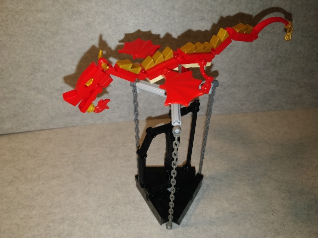 Chinese Dragon for my Magnetic Tensegrity
