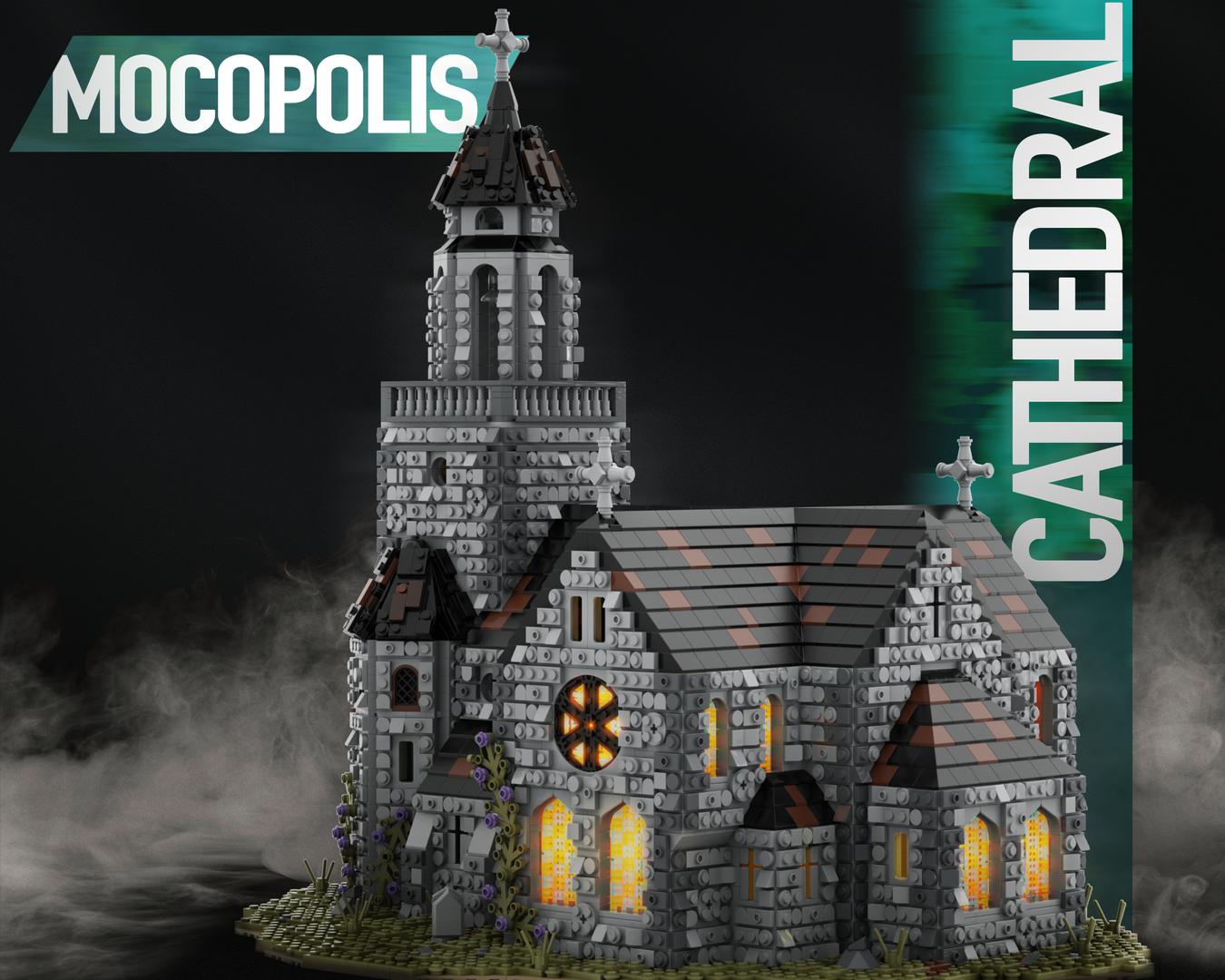 LEGO MOC Medieval Cathedral