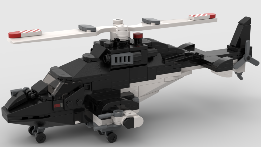 MOC Minicale AIRWOLF Alias SUPERCOPTER