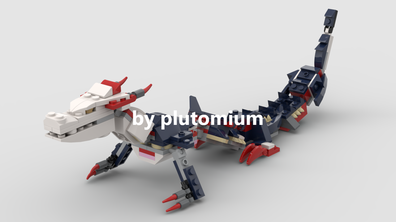 Blue Dragon (LEGO 31088 Alternate)