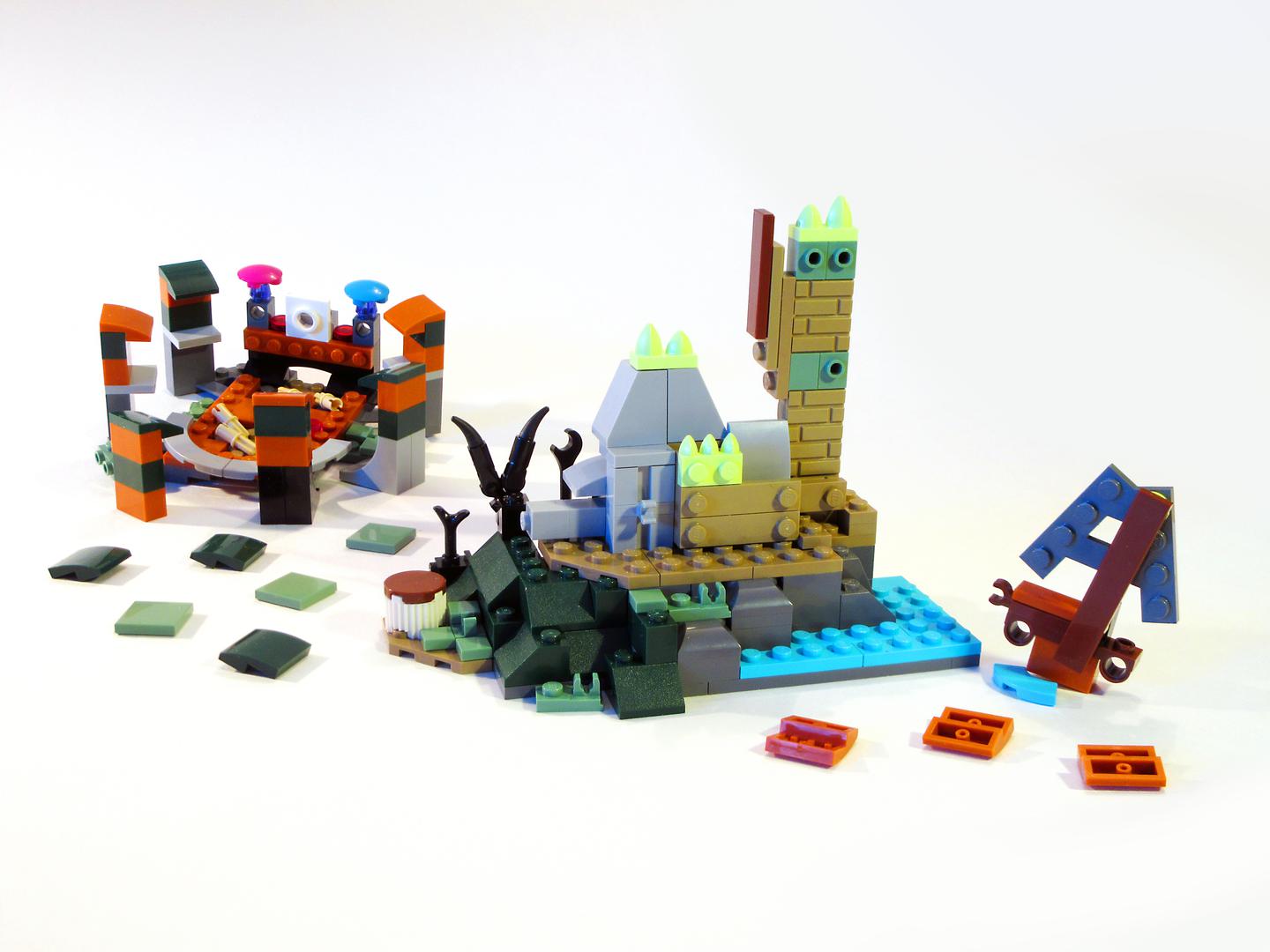 Teenage Wizardry School - Microscale Castle alternate build